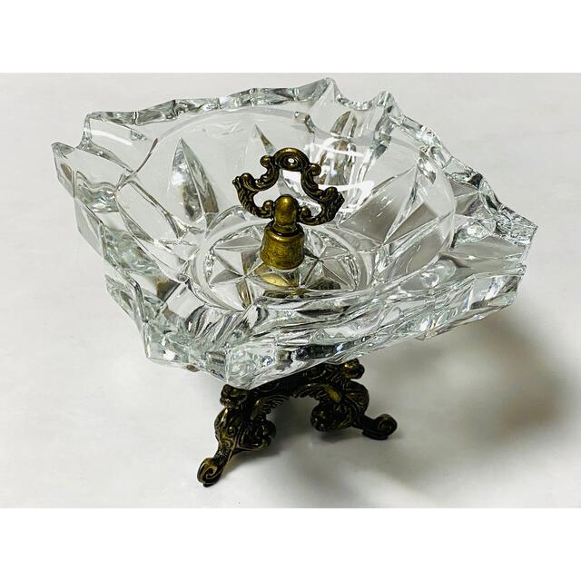 ガラス 灰皿 ashtray アクセサリートレイ 小物入れ-