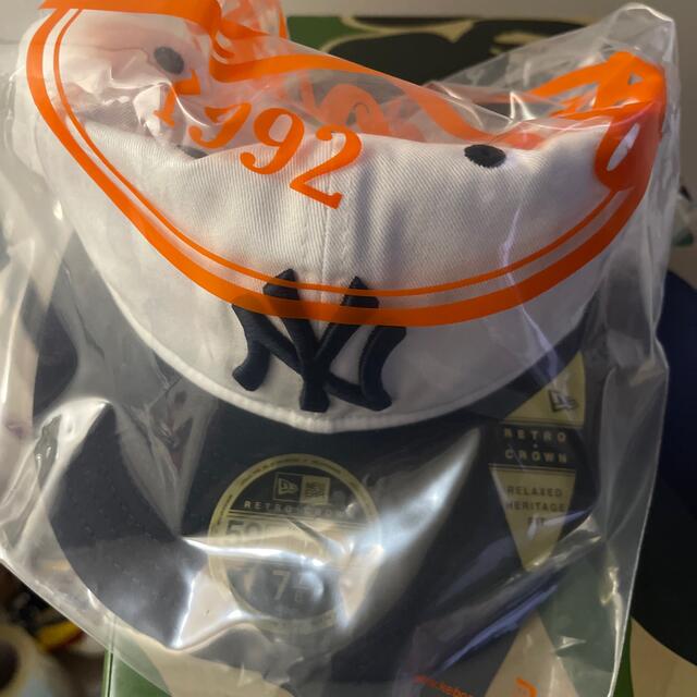 KEBOZ NEW YORK YANKEES【WHITE×NAVY】7 7/8