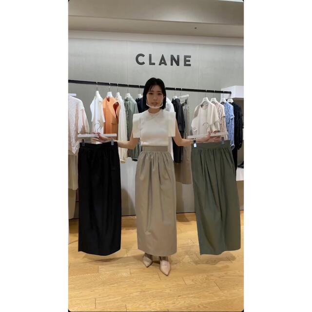 クラネ正規品！新品紙タグ付き★CLANE WAIST PUFF SKIRT