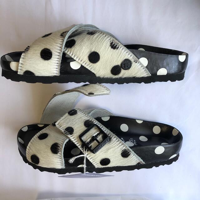MANOLO BLAHNIK(マノロブラニク)の希少コラボ 新品未着用 ビルケンシュトック×マノロブラニク Rodra 36 レディースの靴/シューズ(サンダル)の商品写真