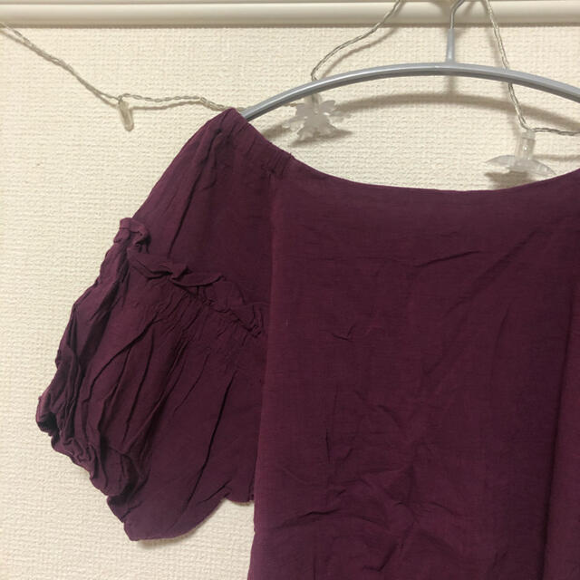 w closet(ダブルクローゼット)の麻ブラウス レディースのトップス(シャツ/ブラウス(半袖/袖なし))の商品写真