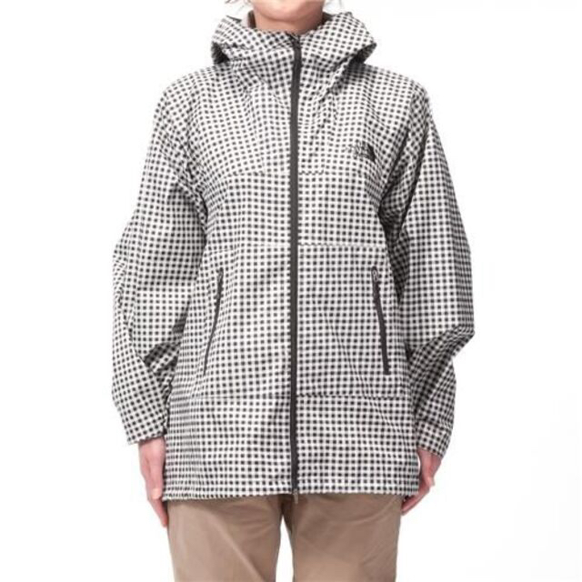 THE NORTH FACE(ザノースフェイス)のノースフェイス 袖付 レイン ポンチョ 雨具 ケープ ギンガム チェック 雨合羽 レディースのジャケット/アウター(ポンチョ)の商品写真