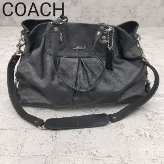 COACH コーチ　2way　レザーショルダーバッグ(ショルダーバッグ)