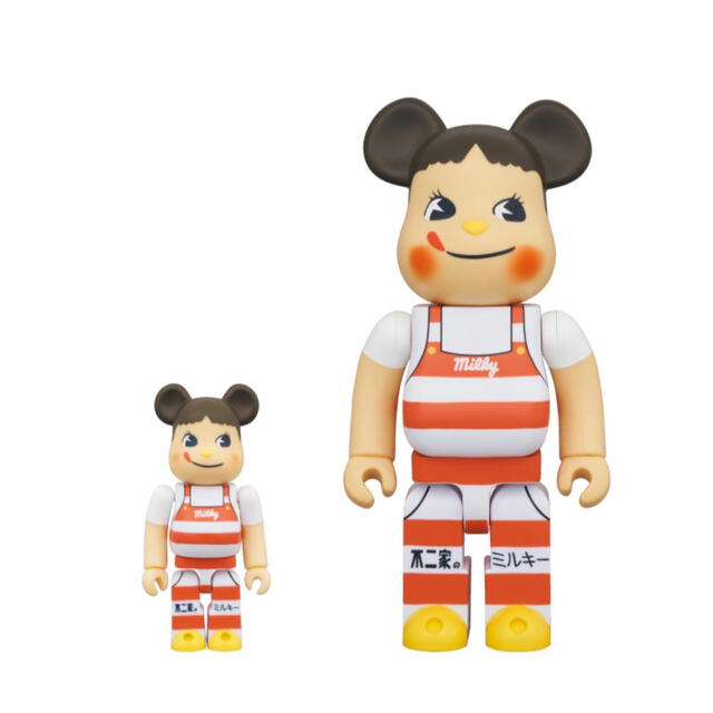 BE＠RBRICK ペコちゃん ミルキー三角帽子デザイン 100％400％エンタメ/ホビー