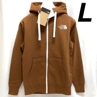 ザノースフェイス(THE NORTH FACE)のノースフェイス リアビュー ジップ フーディ ロゴ スウェット パーカ ブラウン(パーカー)