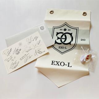 エクソ(EXO)のEXO EXO-L ACE 継続特典 フラッグ ポストカード(K-POP/アジア)