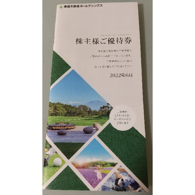 【最新】東急不動産 ホールディングス 株主優待優待割引券 チケットの優待券/割引券(宿泊券)の商品写真