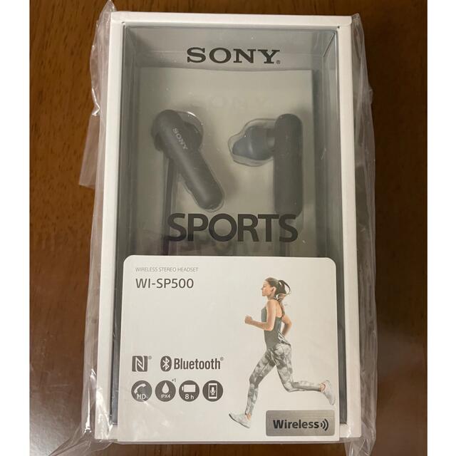 SONY(ソニー)の【新品】WI-SP500 SONY ワイヤレスイヤホン スマホ/家電/カメラのオーディオ機器(ヘッドフォン/イヤフォン)の商品写真