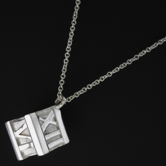 【TIFFANY&Co.】ティファニー アトラス キューブ シルバー925 レディース ネックレス 1