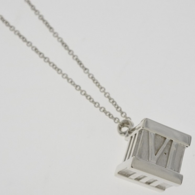 【TIFFANY&Co.】ティファニー アトラス キューブ シルバー925 レディース ネックレス 2