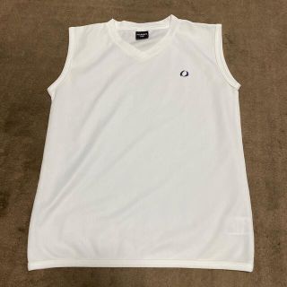 ミズノ(MIZUNO)のイグニオ　140 ノースリーブ　シャツ　白　プラクティス　部活(Tシャツ/カットソー)