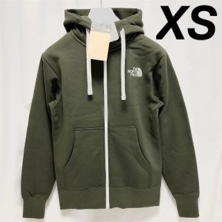 ザノースフェイス(THE NORTH FACE)のノースフェイス リアビュー ジップ フーディ ロゴ スウェット パーカ カーキ(パーカー)