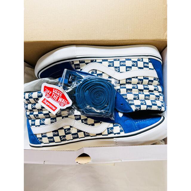 新品・未使用】supreme×vans checker logo sk8 hi | des-heros.fr