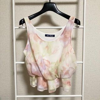 ミージェーン(me Jane)の美品 me Jane ノースリーブ プルオーバー ブラウス M(シャツ/ブラウス(半袖/袖なし))