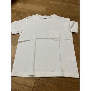 マーガレットハウエル(MARGARET HOWELL)のMHL メンズ　Tシャツ　白(Tシャツ/カットソー(半袖/袖なし))