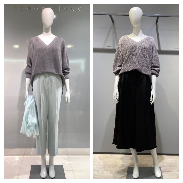 2021ss 定価26000円 theoryluxe リネンプルオーバーニット - ニット