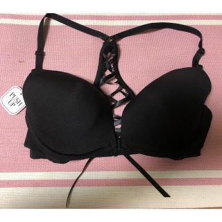 プッシュアップ　PUSH UP　ブラジャー　ブラック　E70US/32E(ブラ)