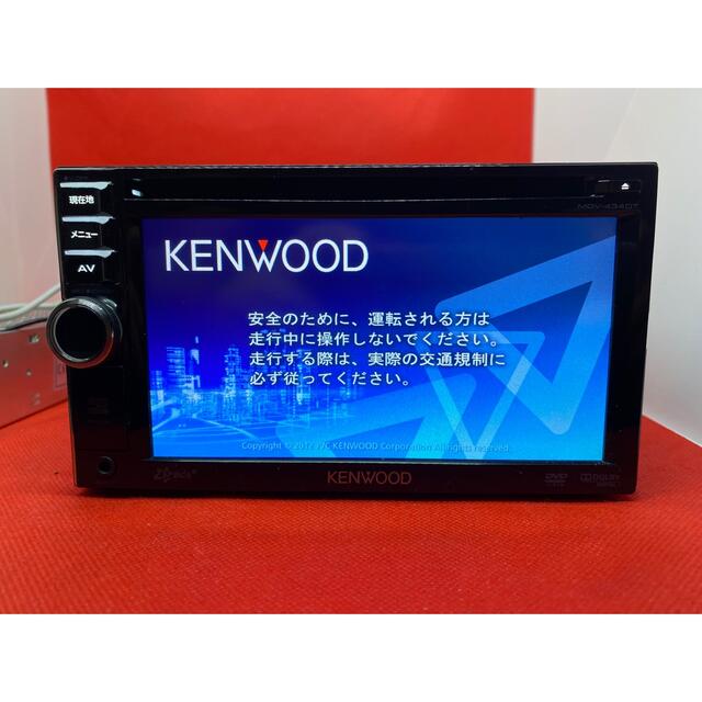 KENWOOD(ケンウッド)のKENWOOD 最新地図　MDV-434DT フルセグTV 新品バックカメラ付き 自動車/バイクの自動車(カーナビ/カーテレビ)の商品写真