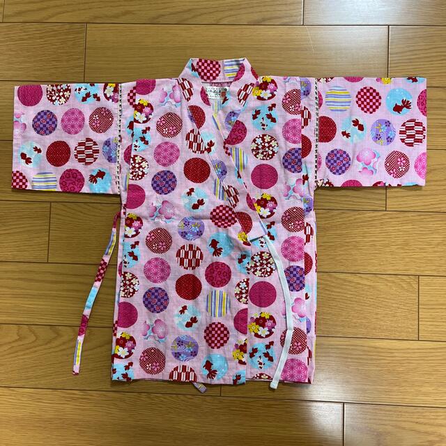 甚平 浴衣 女の子　120 キッズ/ベビー/マタニティのキッズ服女の子用(90cm~)(甚平/浴衣)の商品写真