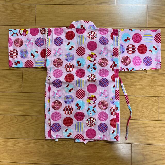 甚平 浴衣 女の子　120 キッズ/ベビー/マタニティのキッズ服女の子用(90cm~)(甚平/浴衣)の商品写真