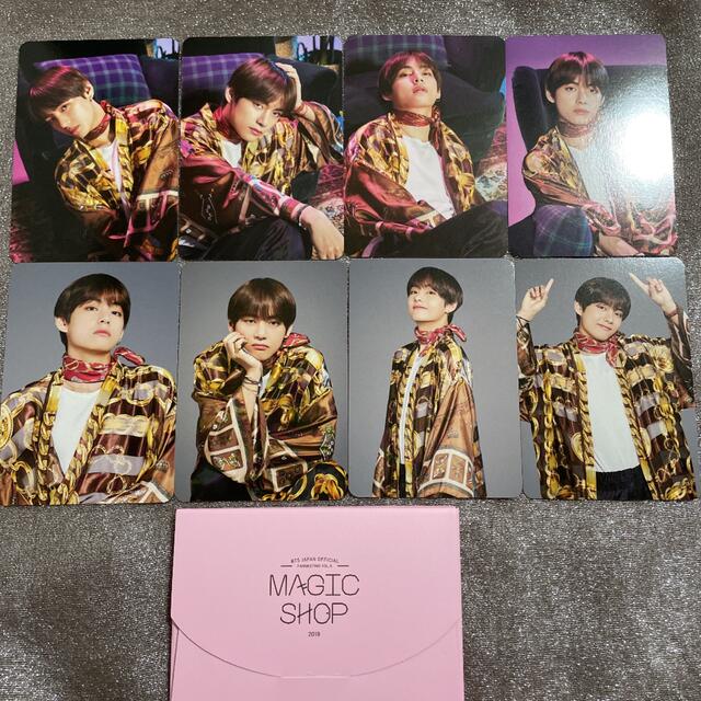 BTS 防弾少年団 マジックショップ ミニフォト テテ V コンプ 8枚セット