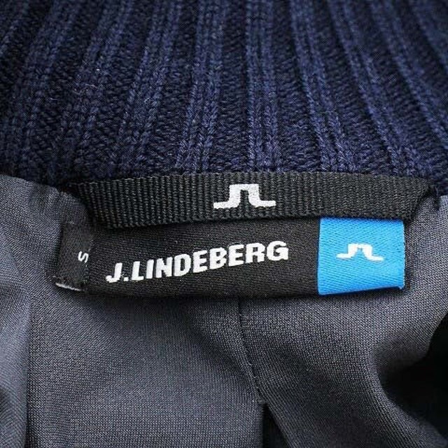 J.LINDEBERG(ジェイリンドバーグ)のジェイリンドバーグ J.LINDEBERG ニット セーター 長袖 S 紺 メンズのトップス(ニット/セーター)の商品写真