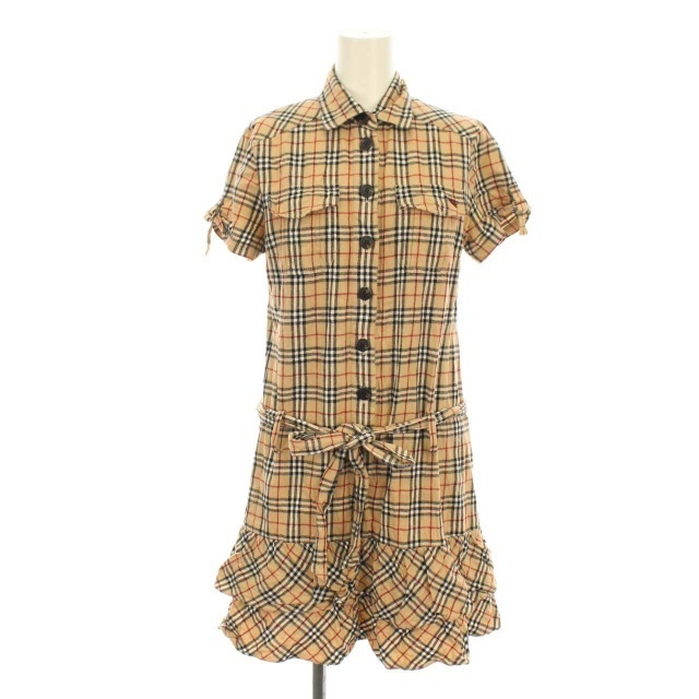 47%割引 お気に入り BURBERRY BLUE LABEL - バーバリーブルーレーベル 【メーカー包装済】 【美品】バーバリーブルーレーベル ノバチェック 半袖ワンピース ひざ丈ワンピース