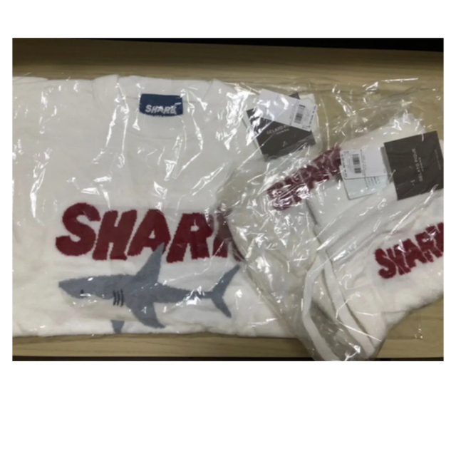 ジェラートピケ SHARKジャガードプルオーバーとパンツ さめ シャーク