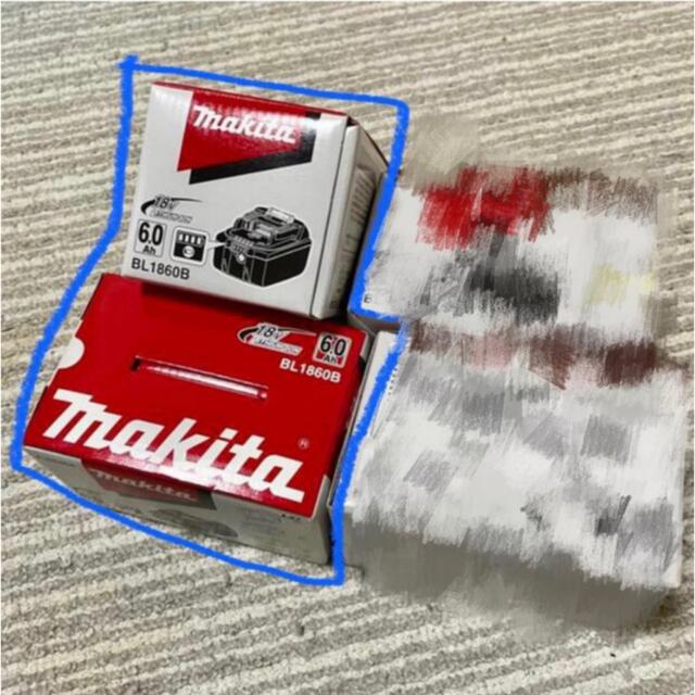 マキタ バッテリー 18v 6.0Ah 箱入 BL1860B A-60464