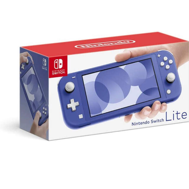 Nintendo Switch(ニンテンドースイッチ)のNintendo Switch Lite本体　ブルー　ニンテンドースイッチ エンタメ/ホビーのゲームソフト/ゲーム機本体(携帯用ゲーム機本体)の商品写真