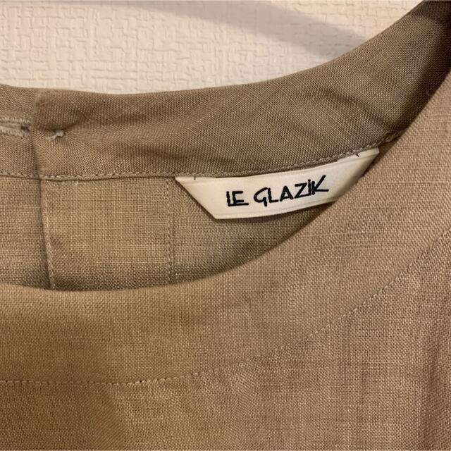 LE GLAZIK(ルグラジック)の【LE GLAZIK】半袖プルオーバーリネンシャツ レディースのトップス(シャツ/ブラウス(半袖/袖なし))の商品写真