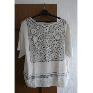 ザラ(ZARA)のZARA トップス Tシャツ 白 レディース 半袖(Tシャツ(半袖/袖なし))