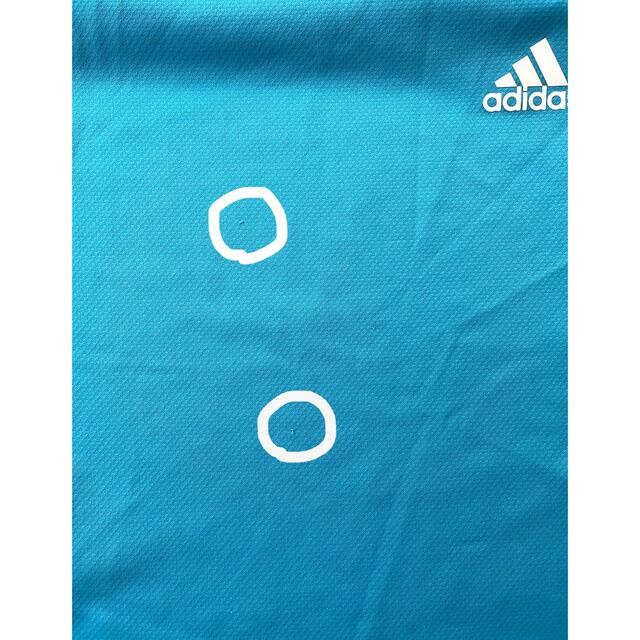 adidas(アディダス)のadidas 130㎝　Tシャツ　速乾　水色 キッズ/ベビー/マタニティのキッズ服男の子用(90cm~)(Tシャツ/カットソー)の商品写真