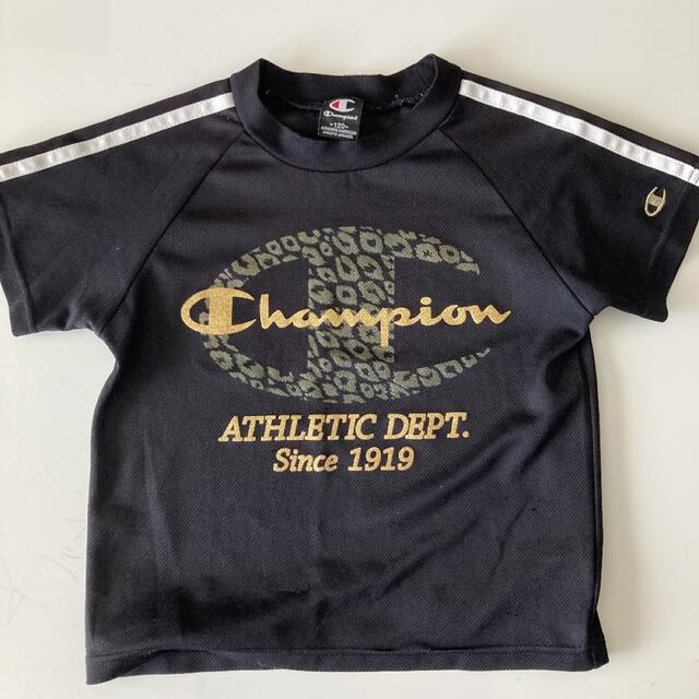 Champion(チャンピオン)の【傷あり】子供服 チャンピオン 半袖 120cm キッズ/ベビー/マタニティのキッズ服男の子用(90cm~)(Tシャツ/カットソー)の商品写真