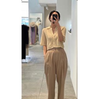 22ss 大人気完売　TODAYFUL レースニットシャツ