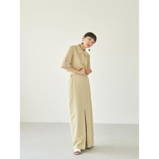 22ss 大人気完売　TODAYFUL レースニットシャツ