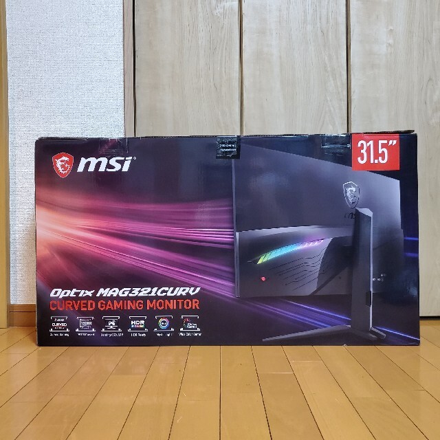 ゲーミングモニター 31.5 MSI Optix MAG321CURV スマホ/家電/カメラのPC/タブレット(ディスプレイ)の商品写真