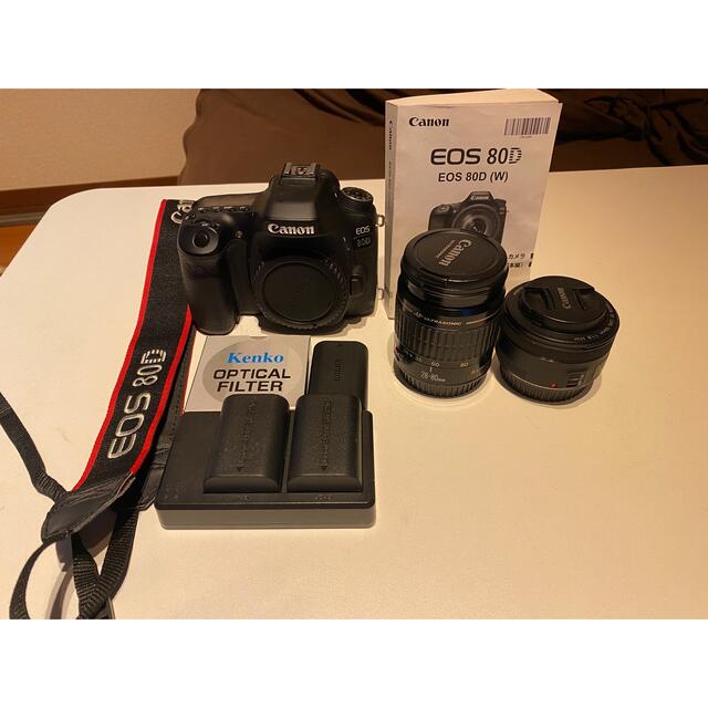 Canon eos80D レンズキット他付属品