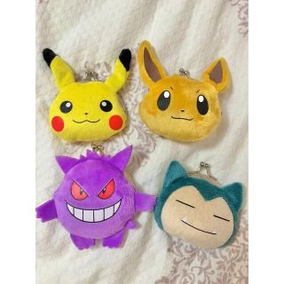 ポケモン(ポケモン)のポケモン プチがま口ポーチ マスコット キーホルダー(キャラクターグッズ)