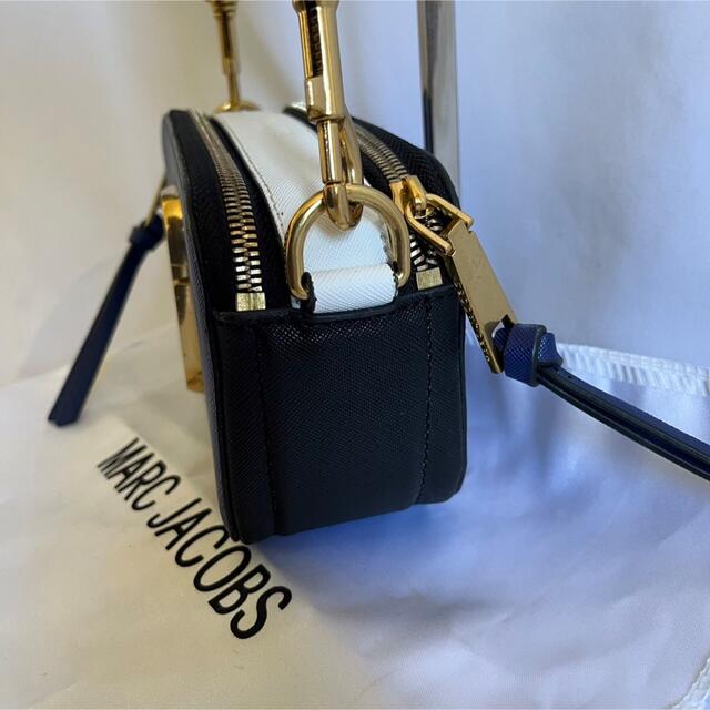 【美品】マークジェイコブス ショルダーバッグ スナップショット ブルーシーマルチ