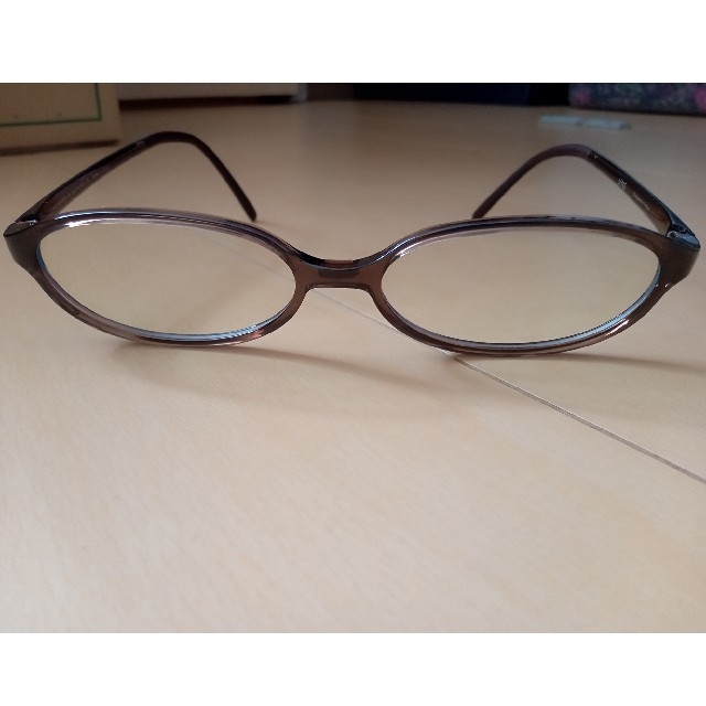JINS(ジンズ)のJINS PC ブルーライト　メガネ　眼鏡　ブラウン レディースのファッション小物(サングラス/メガネ)の商品写真