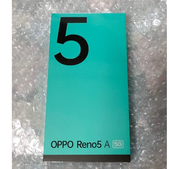 【新品】OPPO RENO5 A 通常SIMフリー版 アイスブルー