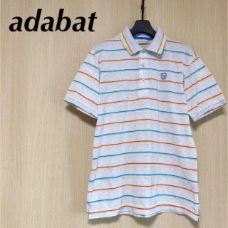 アダバット(adabat)の美品 adabat アダバット メンズ 46 ポロシャツ M 半袖 トップス(ウエア)