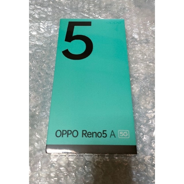 新品未開封】OPPO Reno5 A（eSIM対応版） - スマートフォン本体