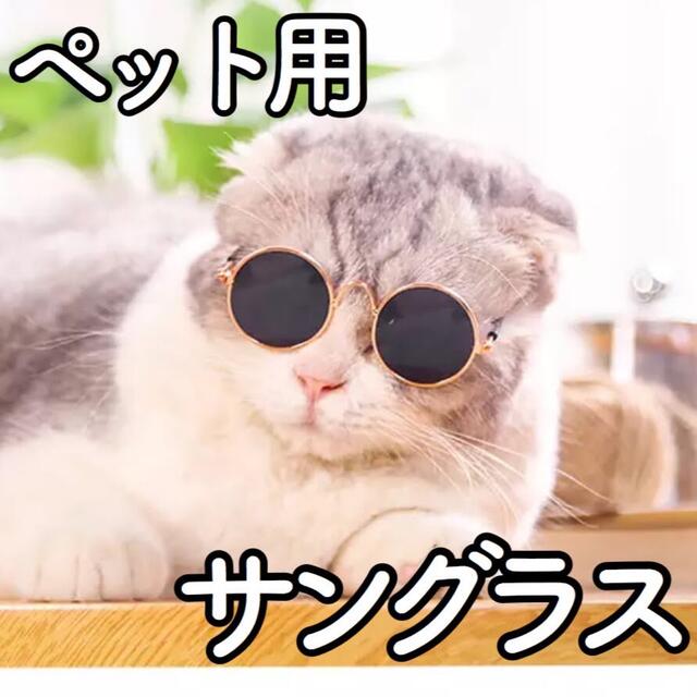 k100【新品】猫 犬 うさぎ サングラス メガネ 眼鏡 コスプレ ブライス その他のペット用品(猫)の商品写真