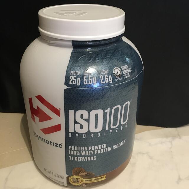 Dymatize ISO 100  100％ ホエイプロテイン  チョコレート  食品/飲料/酒の健康食品(プロテイン)の商品写真