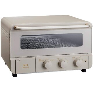 イデアインターナショナル(I.D.E.A international)のBRUNO ブルーノ スチーム&ベイク トースター 4枚 温度調節 タイマー(調理機器)