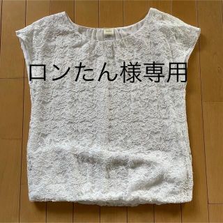 テチチ(Techichi)のテチチ レースフレンチスリープトップス(シャツ/ブラウス(半袖/袖なし))