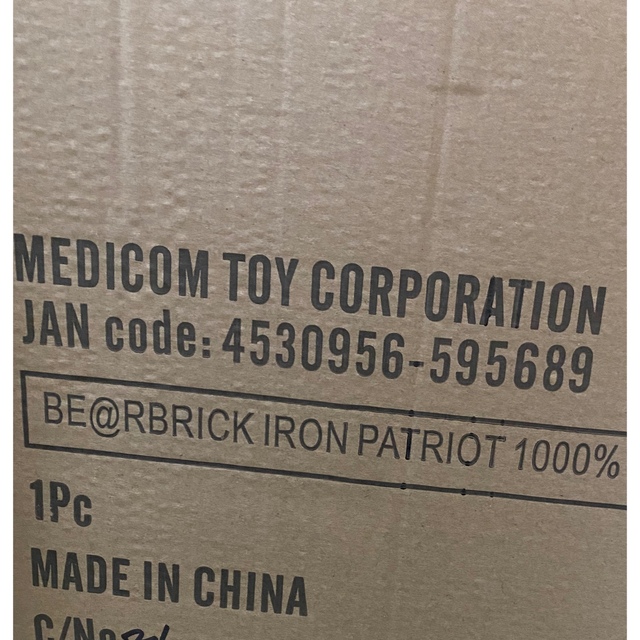 BE@RBRICK IRON PATRIOT 1000％ ベアブリック