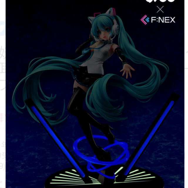 【妖舞YOWU×F:NEX】初音ミク 猫耳ヘッドフォンVer. 1/7スケール エンタメ/ホビーのフィギュア(アニメ/ゲーム)の商品写真